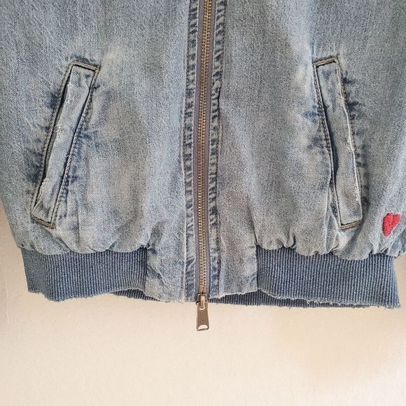 LUCKY BRAND True Indigo Zip Up Soft Jean Jacket XS - Picture 4 of 6
